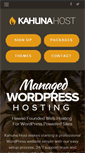 Mobile Screenshot of kahunahost.com